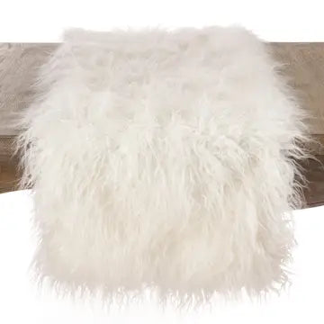 Faux Mongolian Fur Runner