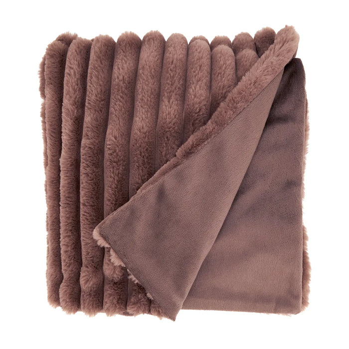 Cozy Comfort Faux Rabbit Fur Throw