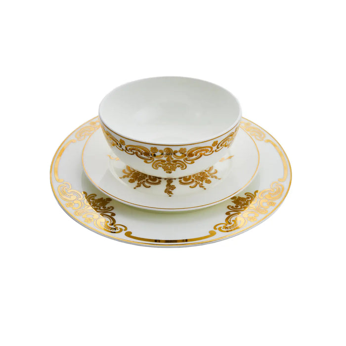 12 Piece 20th Century Baroque Dinner Set - Service For Four