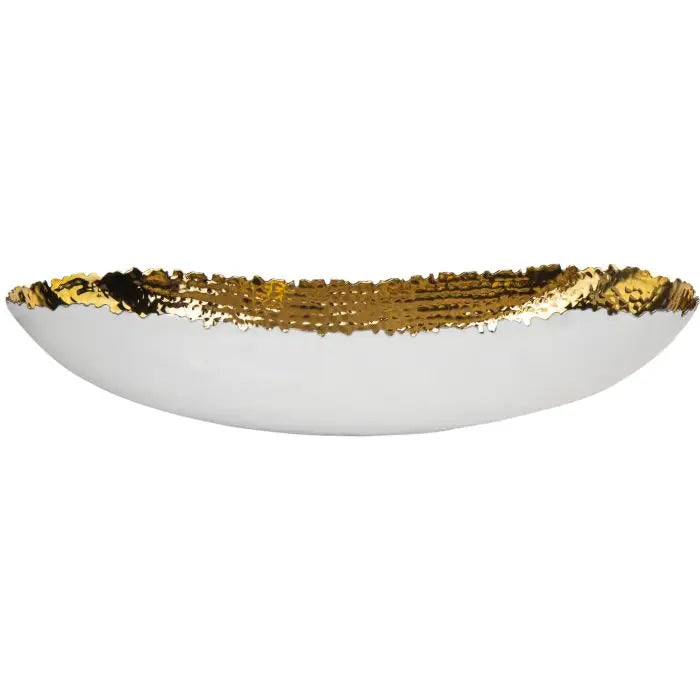 19 White/gold Centerpiece