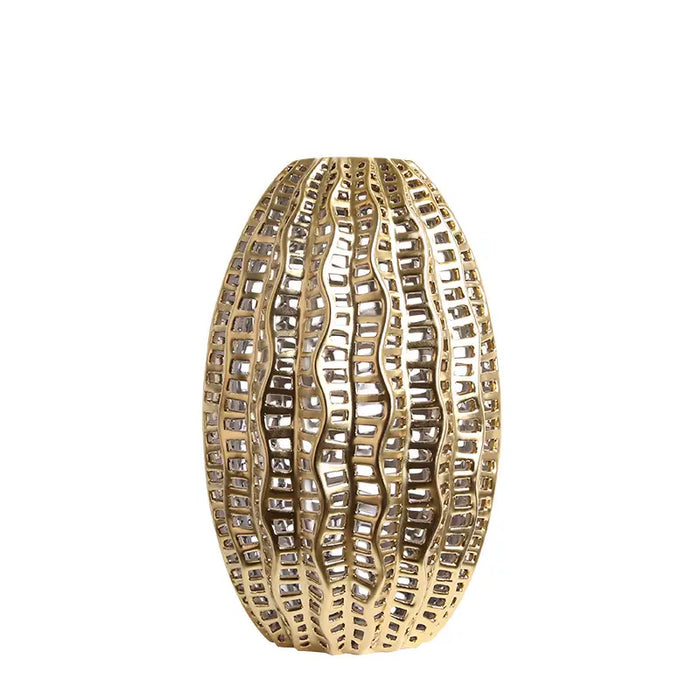 Home Décor Ceramic Hollow Vase - Small