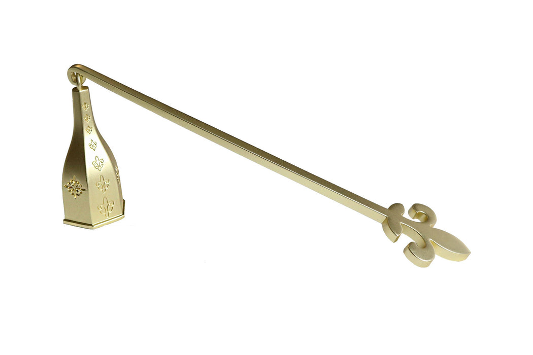 Fleur De Lis Snuffer With Matte Gold Finish