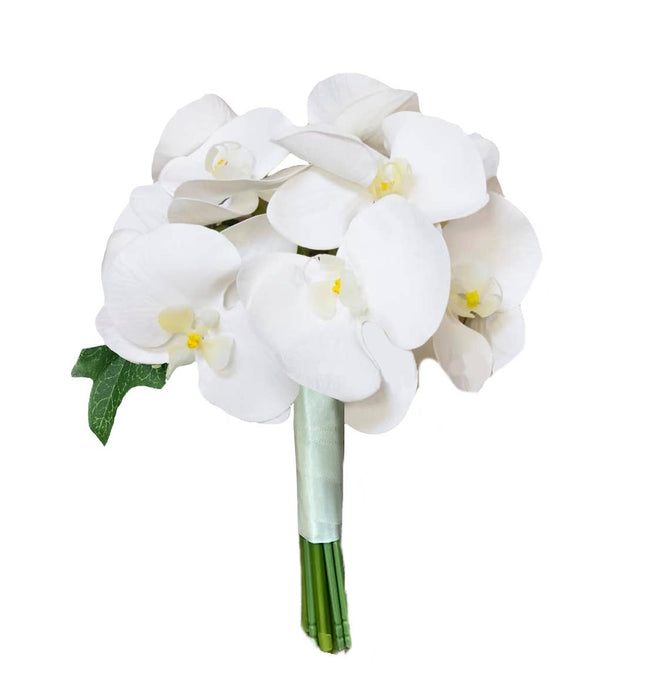36" Real touch Phalaenopsis Orchid-Large bloom 9 Flowers: Natural Fuchsia