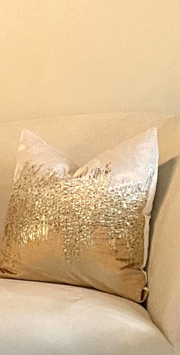 Joie De Vivre Pillow 22" - Gold