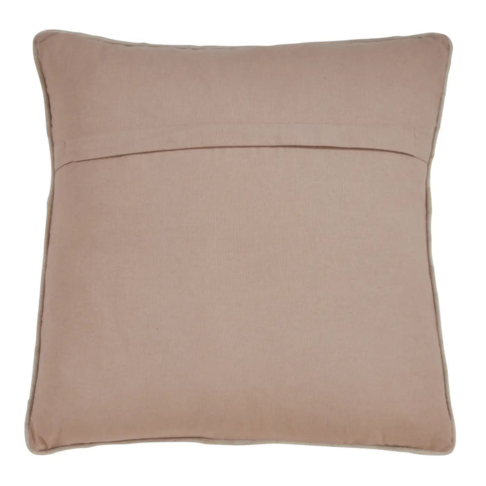 Leather Throw Pillow with Leopard Foil Print