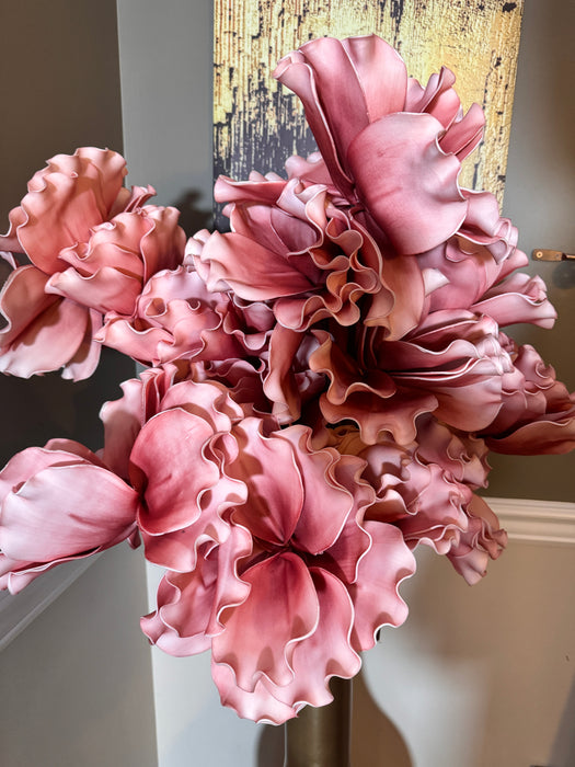 Pink Velvet Flowers Luxurious