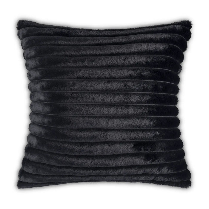 Lux Black Fur Pillow